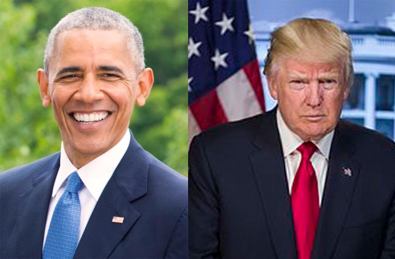 Ex-President Barak Obama and President Donald Trump
Credit: PetaPixel