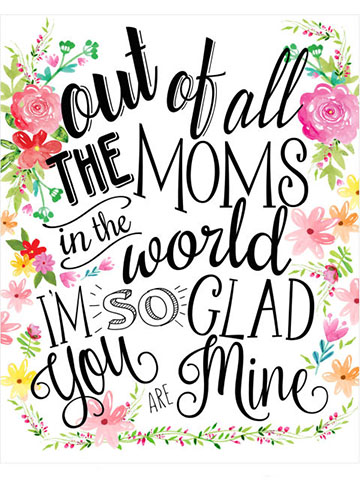 A card for Mothers day.
Credit: Etzy.com