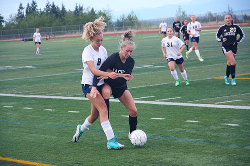 Annika Lomboot during a game.