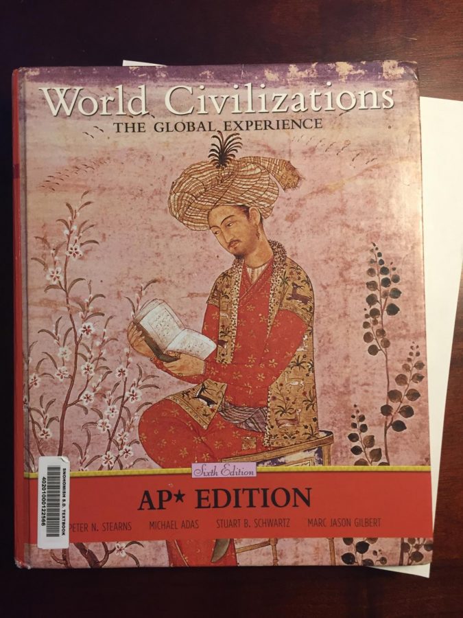 The AP World History text book.