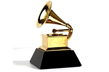 A picture of a Grammy award.
Credit: Colby Sharp