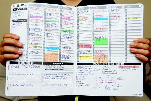 A student planner.