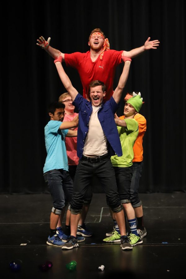 Lip Sync performers dancing to "Wake Me Up Before You Go-Go".