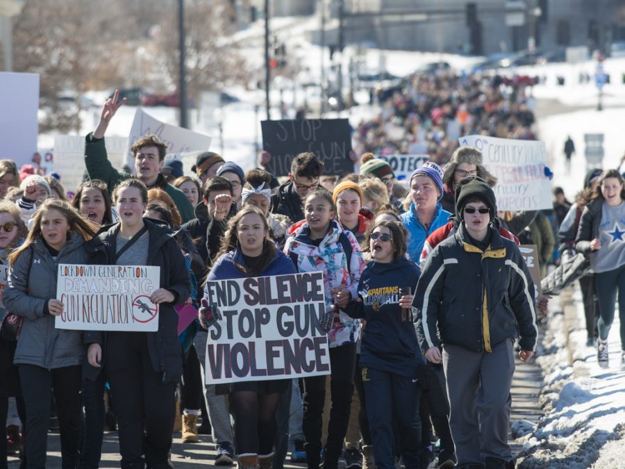 Students march to end gun violence.
credit: www.flickr.com