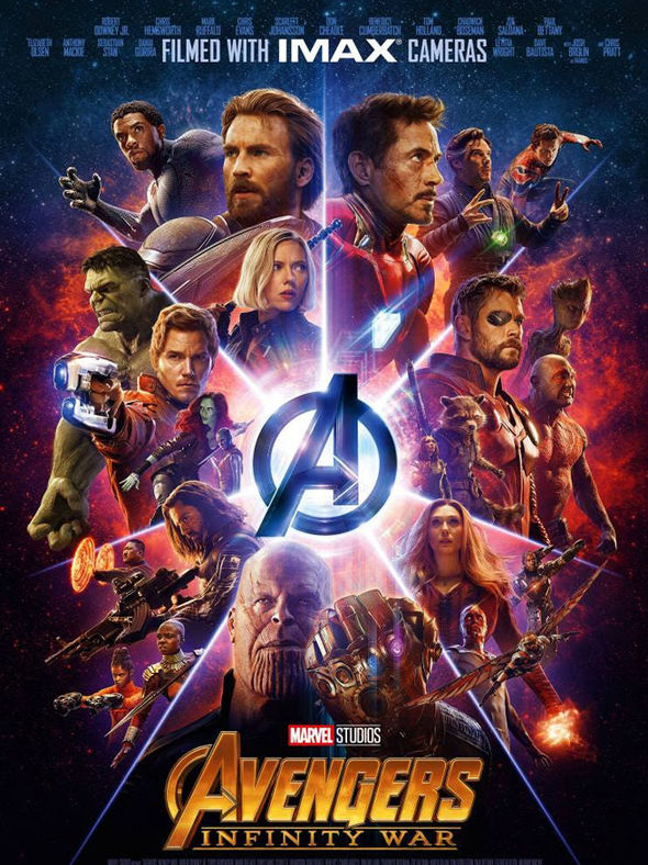 Avengers: Infinity War movie poster.