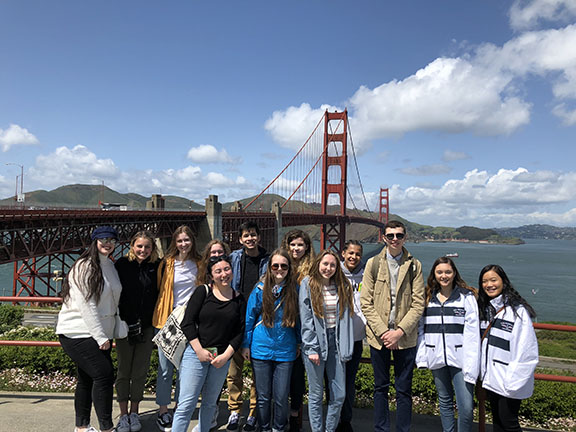 Publication students in San Francisco
