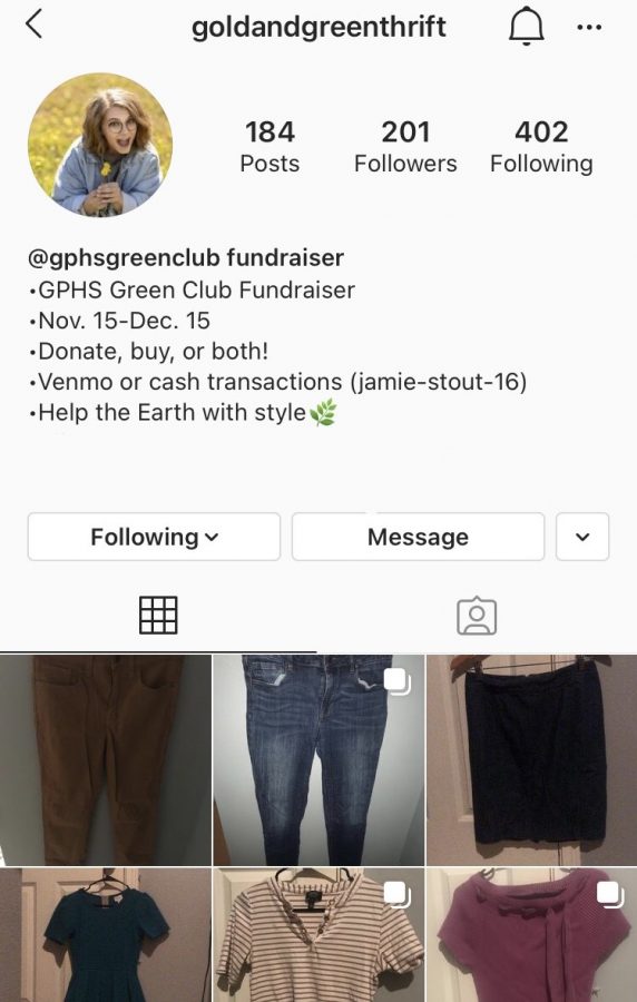 Green Club's Thrifting Fundraiser