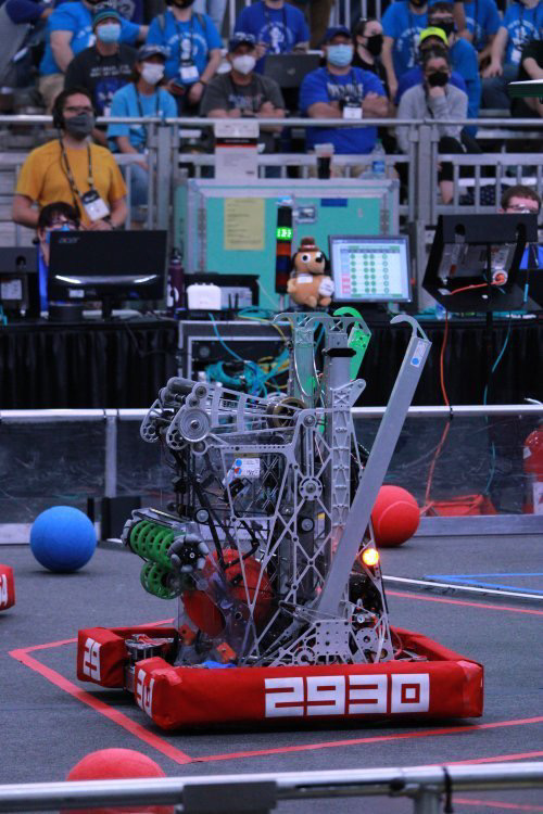 The Sonic Squirrels robot, Pteromyini at the competition.