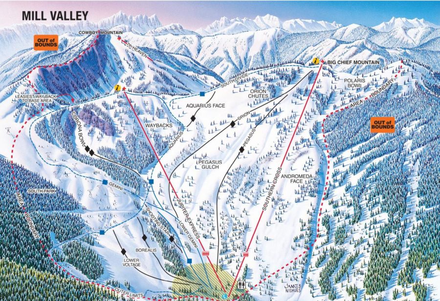 Ski resorts near GP
