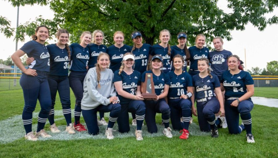 Softball+Wins+Second+Place+in+Rainy+State+Championship