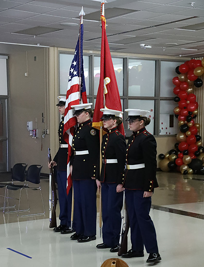 JROTC+Celebrates+Marine+Corps+Birthday+with+Military+Ball