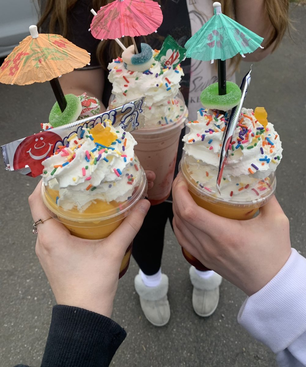 Some examples of the creative drinks Grounds Coffee Co makes.